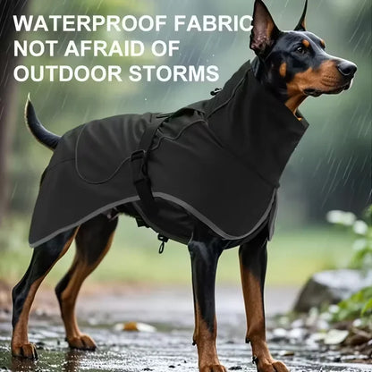Dog Raincoat Windbreaker for All Dog Sizes Waterproof