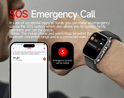 New Laser Treatment Three High Smart Watch Men ECG Heart Rate
