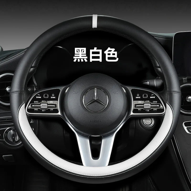 All-Nappa Leather Steering Wheel Cover Leather