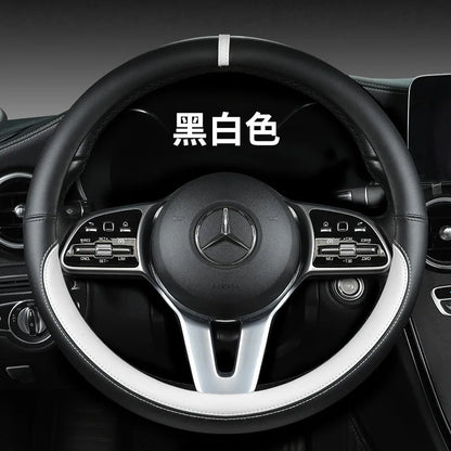 All-Nappa Leather Steering Wheel Cover Leather