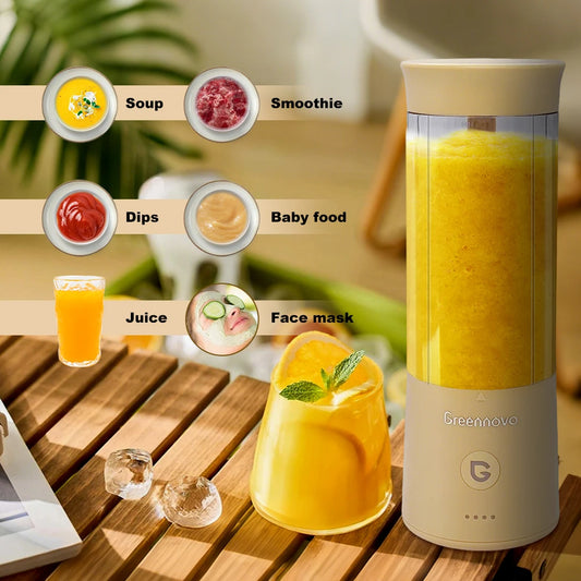 Portable 500ML Electric Juicer Multifunctional Fruits Smoothie
