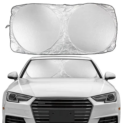 Car Windshield Sun Shade Foldable Aluminum Foil Sun Visor