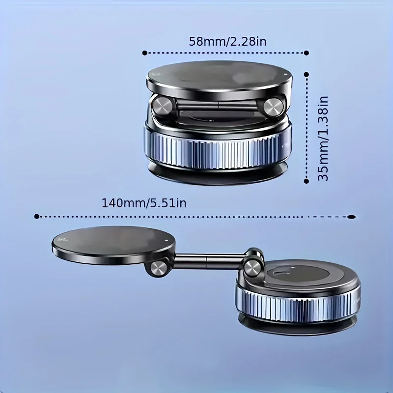 Strong Magnetic Car Phone Holder Foldable Design 360° Adjustable