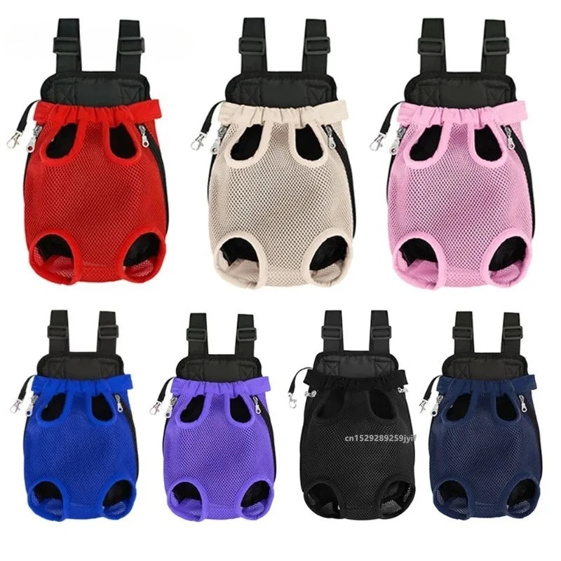 Pet Cat Dog Carrier Backpack Travel Breathable Double Shoulder