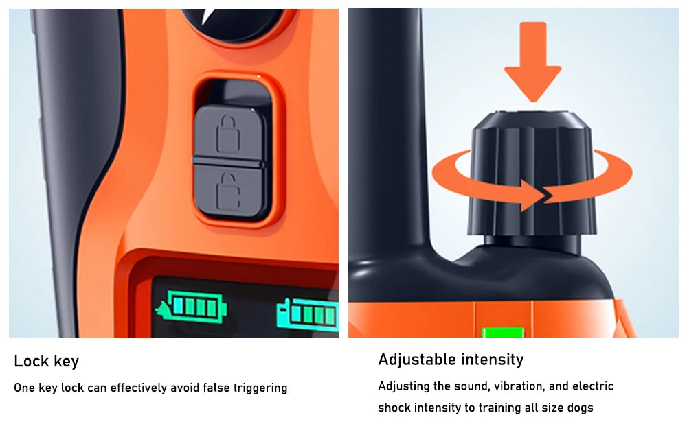 Electric Dog Training Collar Remote Control With  Vibration Shock