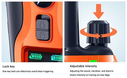Electric Dog Training Collar Remote Control With  Vibration Shock