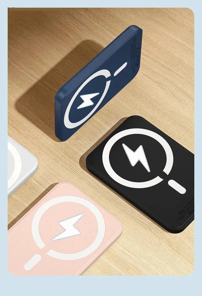 20000mAh Magnetic Power Bank Wireless PD 22.5W Fast Charger