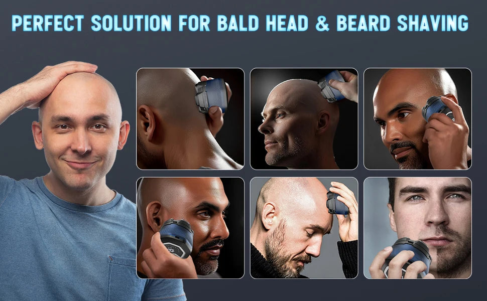 Electric Head Shavers for Bald Men 6D Magnetic Razor