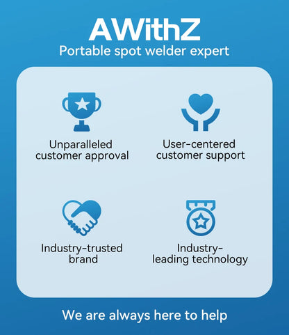 AWithZ 90 Gears Adjustable Spot Welder Portable Handheld