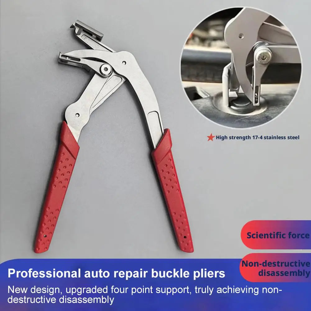 Car Clip Removal Pliers Plastic Rubber Round Nail Fastener Remover