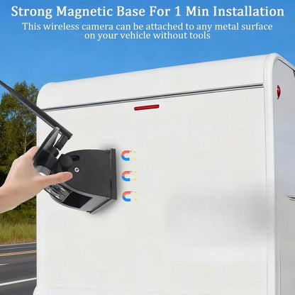 1080P WiFi Magnetic Solar Wireless Backup Camera