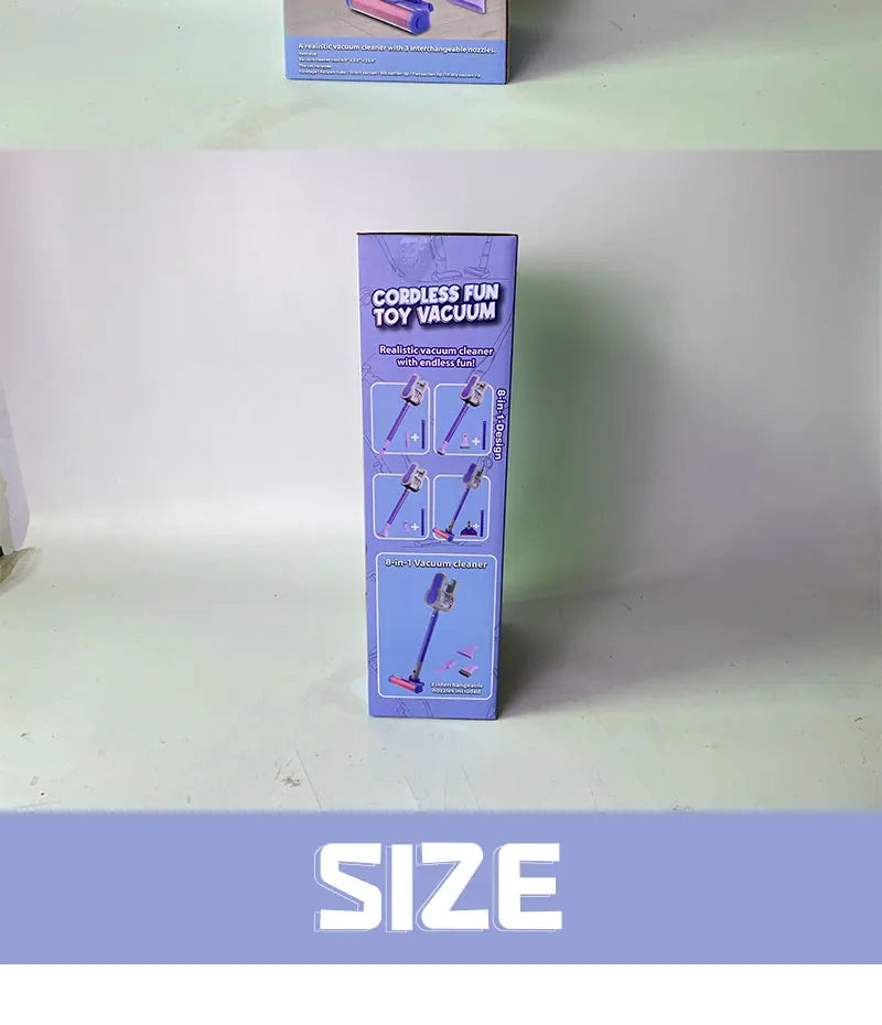 Kids Toy Vacuum Cleaner for Ages 3+ – Battery-Powered