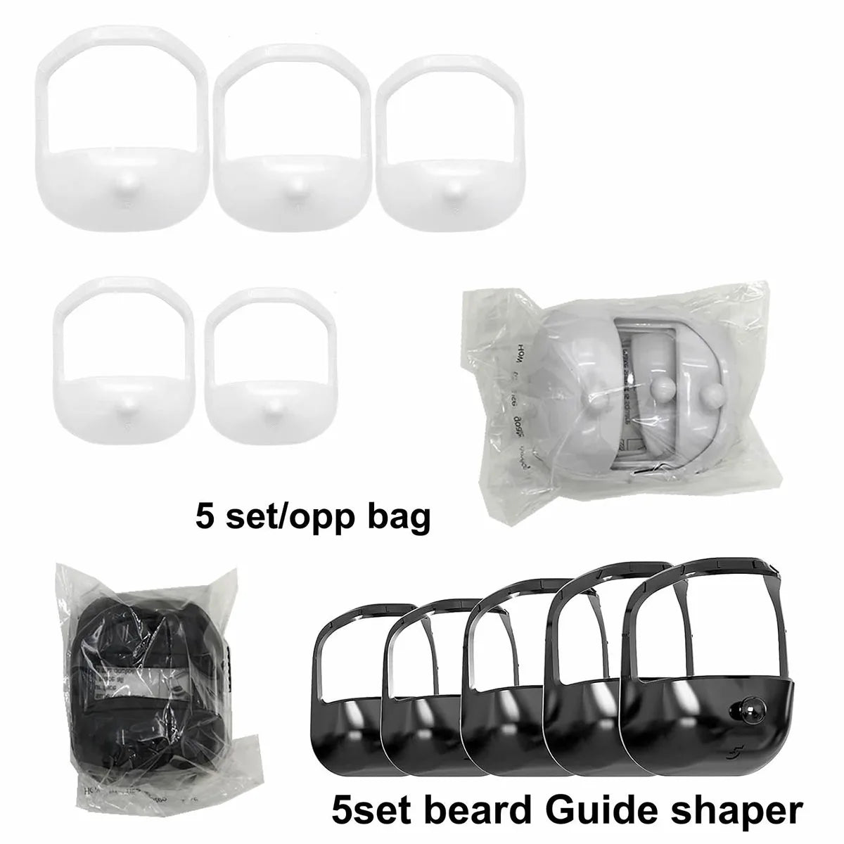 Sheep Beard Styling Template Set Beard Styling Template