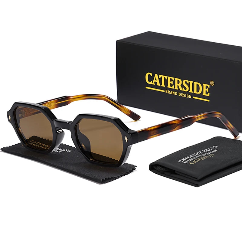 Punk Polygonal Men Sunglasses Personalized Design Square