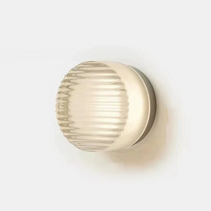 Minimalist LED Wall Lamp Amber Acrylic Bedroom Bedside Living Room