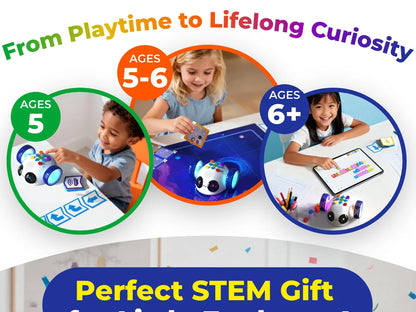 Apitor Mini Robot Wheels Coding Robot Toys Screen