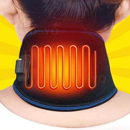Electric Heated Neck Protection Belt Massage Relaxation
