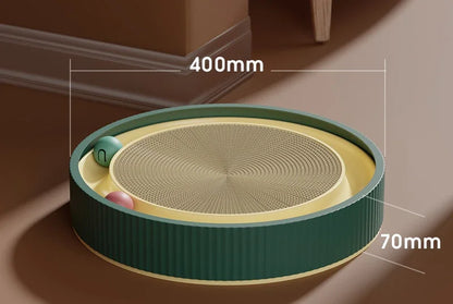Corrugated Paper Cat Scratch Board Cat Toy with Ball Wear-resistant