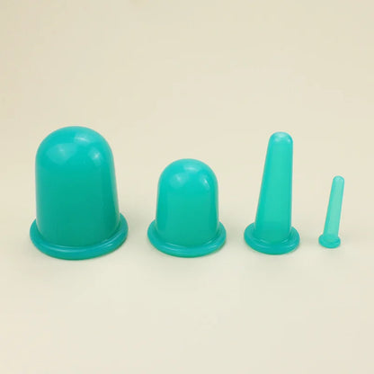 Silicone Vacuum Cupping Massage Jars Anti Cellulite