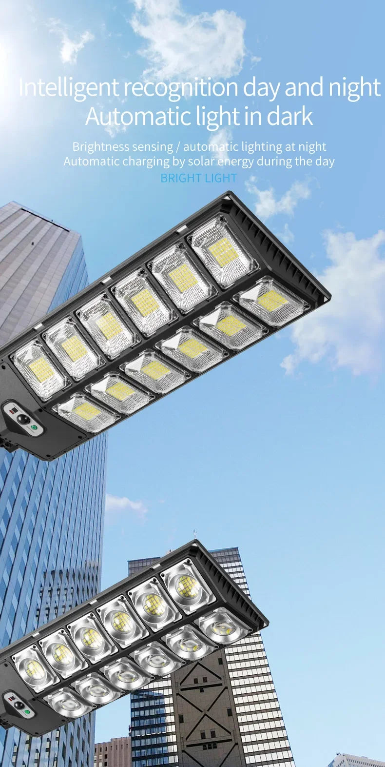 LED Super Bright Outdoor Solar Powered Lamp Motion Sensor