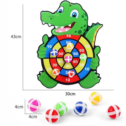 Educational Games Dart Board Baby Toy Stickey Ball Dart