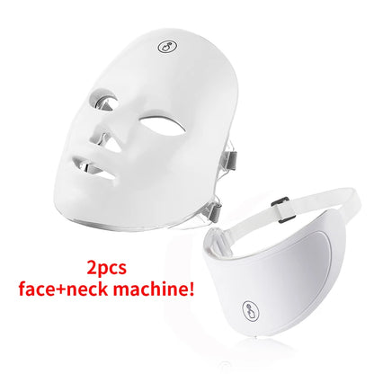 LED Face Neck Mask Rechargeable LED Photon