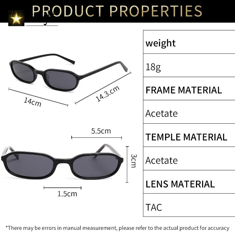 Summer Polarized Sunglasses Women Small Frame