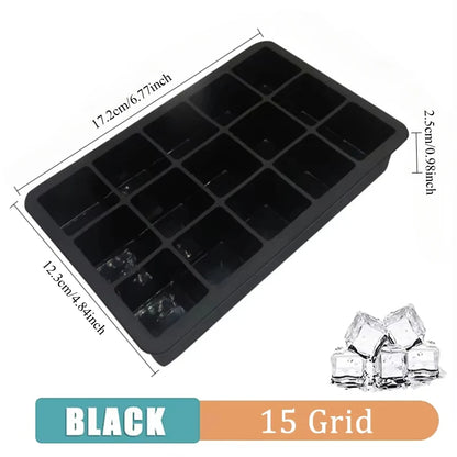 4/6/8/15Grids Silicone Ice Cube Molds Spherical Ice Molds