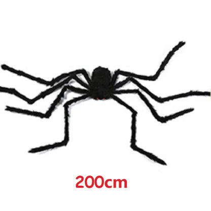 Halloween Plush Simulation Spider Colorful Black Ghost House