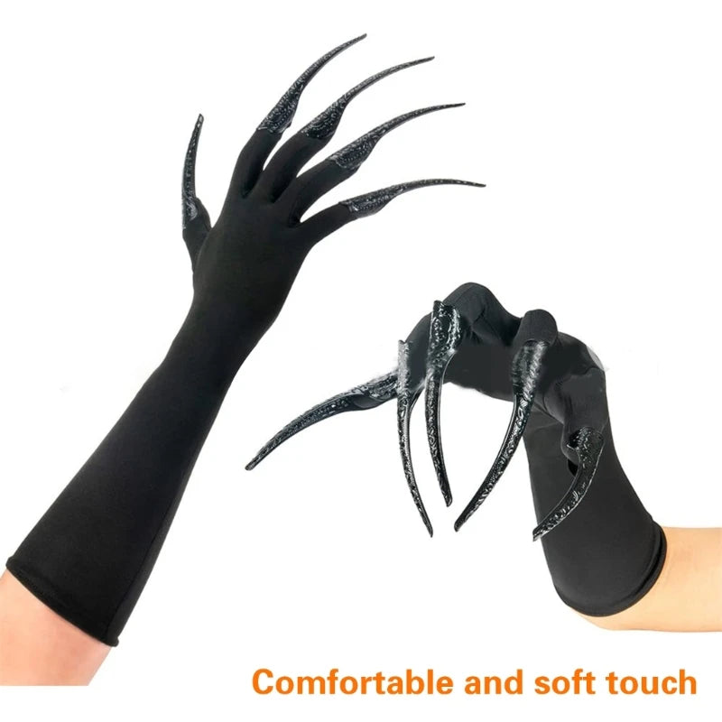 Scary Long Nails Gloves Cosplay Party Costume Accessories