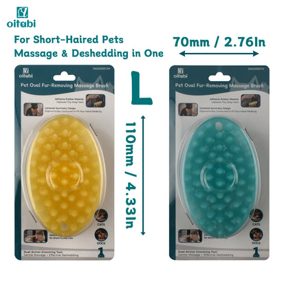 Pet Soft Rubber Brush for Short Hair Dogs Cats Shower