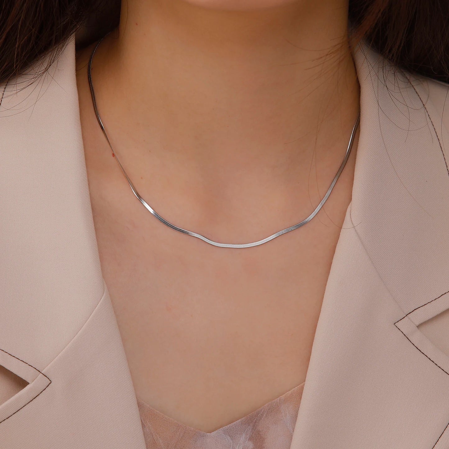 Skyrim Stainless Steel Snake Chain Necklace Trend Jewelry