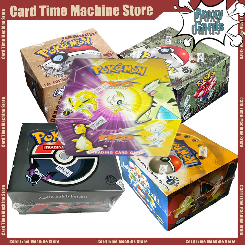 PKM Cards PTCG Neo Destiny 1st Edition Booster Box Base Set