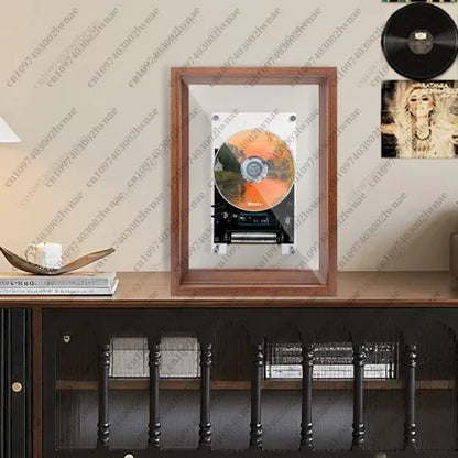 Transparent Acrylic Wall-mounted Photo Frame Cd Player