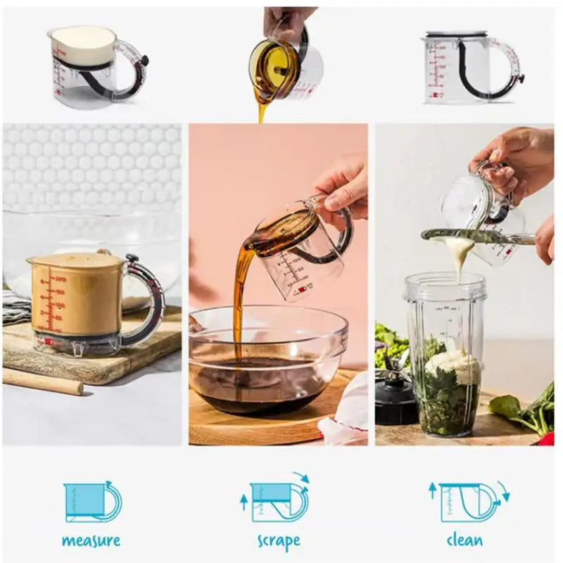Adjustable Measuring Cup Multi-Functional Measuring Cup