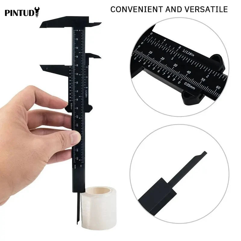 1PC Plastic Vernier Caliper Digital Display Caliper Measuring Tool