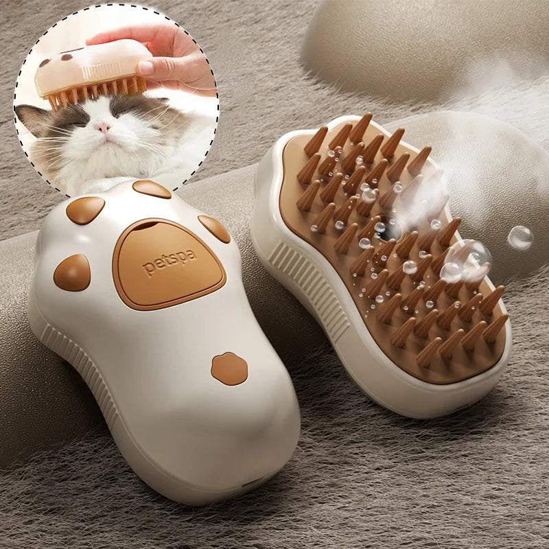 3 in 1 Pet Brush Cat Steam Brush Comb Dog Brush Electric Spray