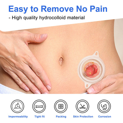 10PCS Ostomy Barrier Rings-Outer Diameter: