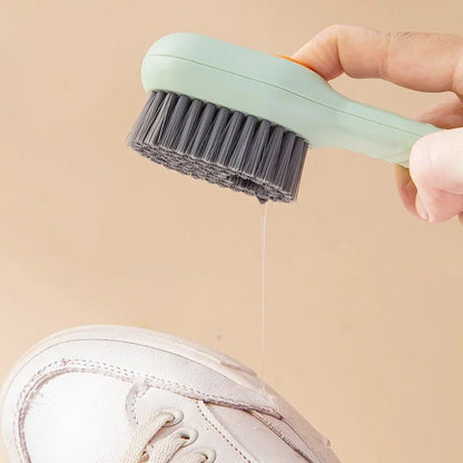 Shoe Washing Machine Bag with Liquid Shoe Brush Set