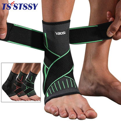 Adjustable Elastic Ankle Brace Compression Foot Support