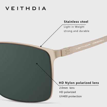 VEITHDIA High-definition Nylon Lens Polarized UV400 Eyeglasses