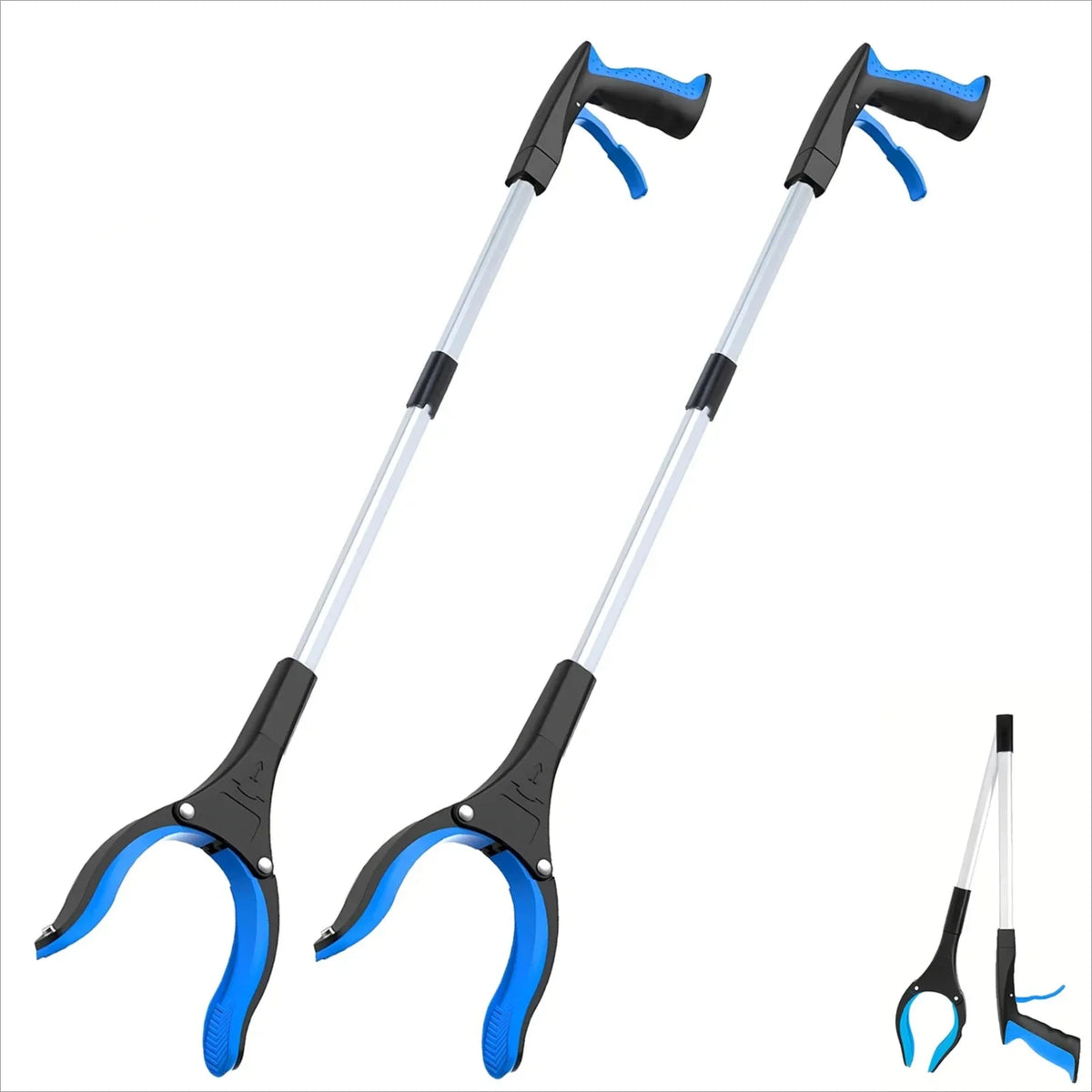 Extra Long Grabber Reacher with 360°Rotating Jaw