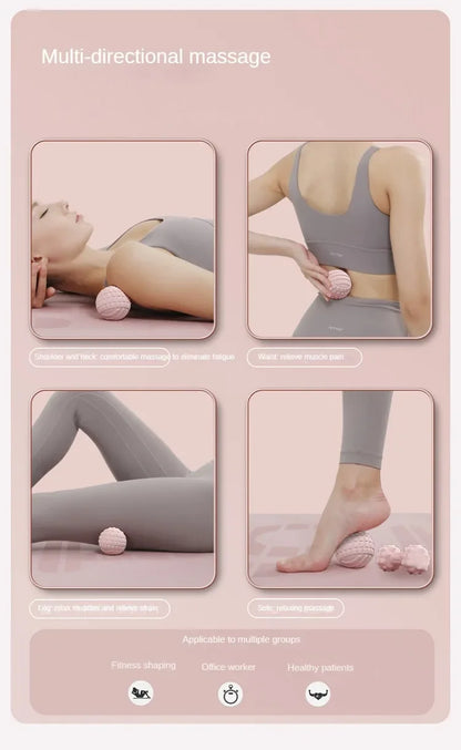 Yoga Foot Massage Ball Deep Acupressure Muscle Relaxation