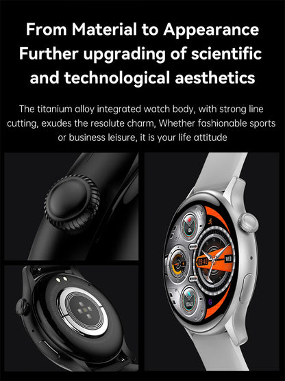 NFC Smart Watch Amoled HD GPS Track Sports Heart Rate