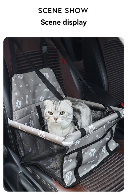 Pet Reinforce Car Booster Seat for Dog Carrier