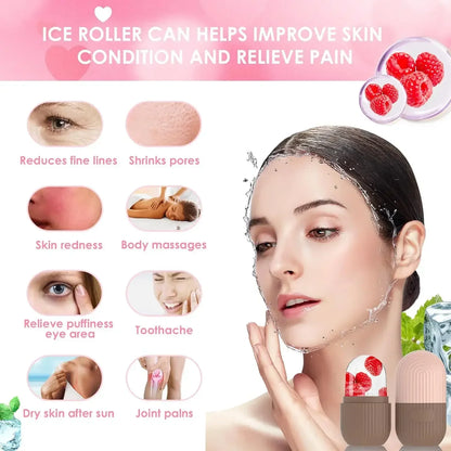 Beauty Facial Massager Apply Face Ice Tray Puffiness