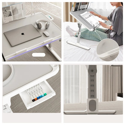 Adjustable Laptop Bed Tray Table Portable Standing Desk