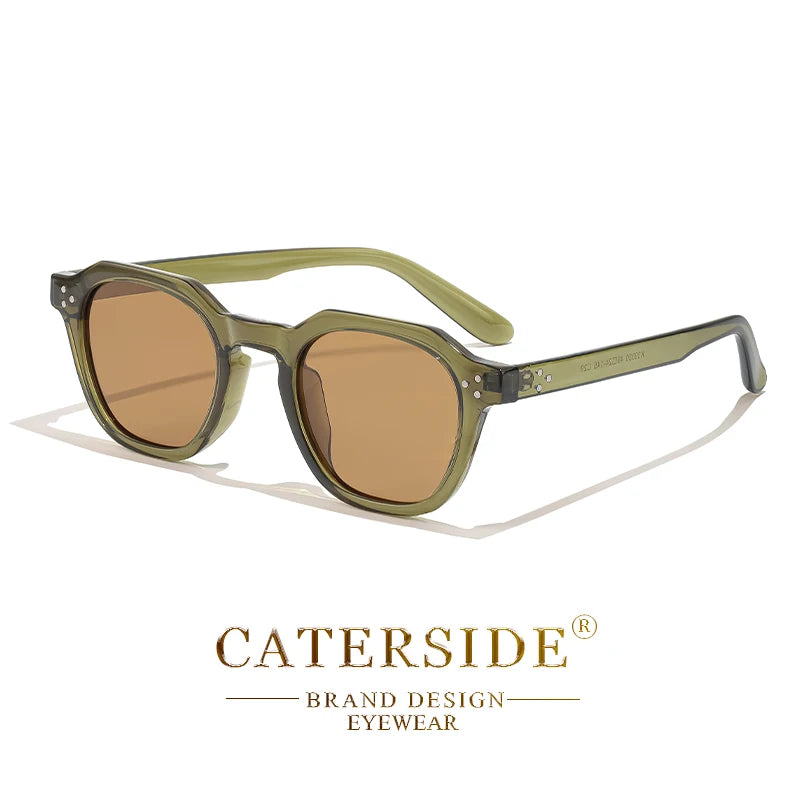 Caterside New Retro Polarized Men Sunglasses Square