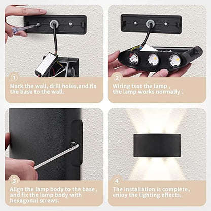 LED Wall Sconces Modern Indoor Outdoor Lamp Decor
