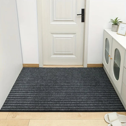 Large sized striped rubber bottom corridor carpet carp